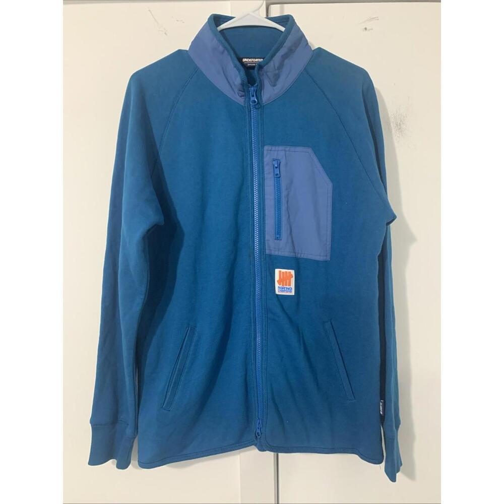 Mens Undefeated Medium Aqua Jacket Full Zip